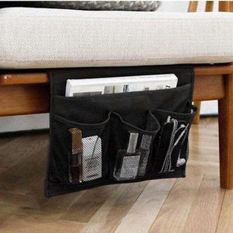 OEM Organizador De Mesilla - 4 Bolsillos - Para Cama O Sof&aacute; - Bolsa De Almacenamiento Colgante - Estuche Para Libros, Tel&eacute;fono, Gafas, Mando A Distancia -