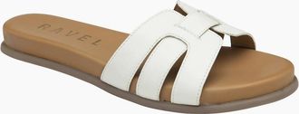 Ravel Womens Hazon Womens Slider Sandals - White - Size: 5
