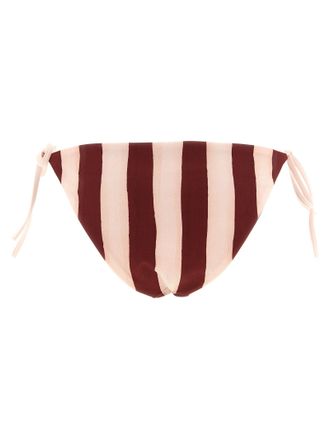 Fendi Striped Reversible Bikini Briefs - Bordeaux