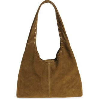 Rebecca Minkoff Industry Suede Slouchy Hobo Bag in Jungle at Nordstrom