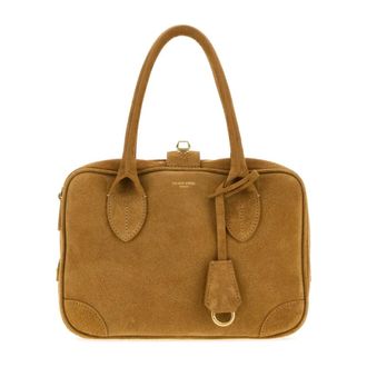 Golden Goose Handbags, female, Brown, Size: ONE SIZE Vita Bag Suede Body Nappa