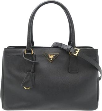 Prada Pre-owned Vintage Handbag - Dames - Vintage Handtas - Zwart - ONE Size - Leer - Vintage