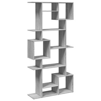 Berkfield Home Book Cabinet Grey Sonoma 92x29x188 cm Engineered Wood | Size: 92 x 29 x 188 cm