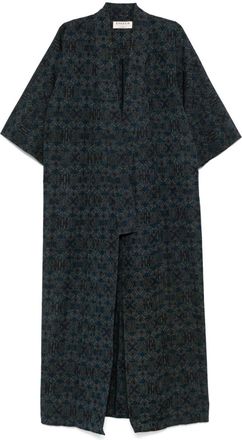 A.N.G.E.L.O. Vintage Cult Soprabito con stampa geometrica anni 70 - Blu