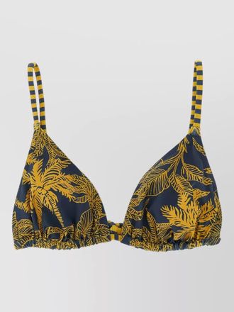 Eres hamac triangle bikini top adjustable straps tropical