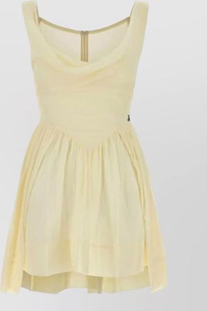 Vivienne Westwood cotton sunday mini dress scoop neckline