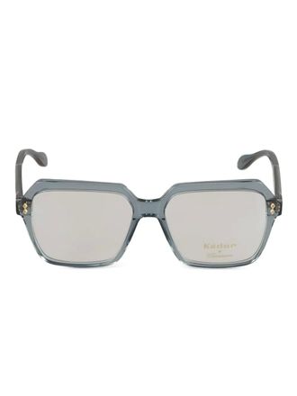 K&agrave;dor geometric-frame glasses - Grey