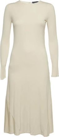 Polo Ralph Lauren Jurk met lange mouwen - Wit