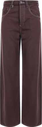Uma Wang Pants Wool Brown Phillis