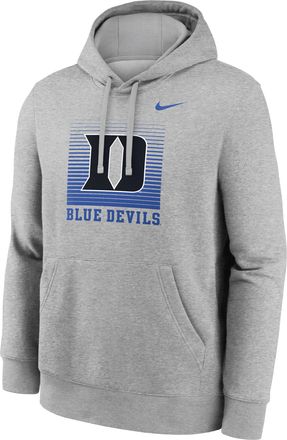 Nike Duke Primetime Nike Mens College Pullover Hoodie in Grey | NKDK06GDU-JM7
