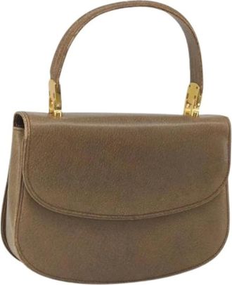Gucci Pre-owned Handbags, female, Brown, Size: ONE SIZE Pre-owned Vintage Hand Bag