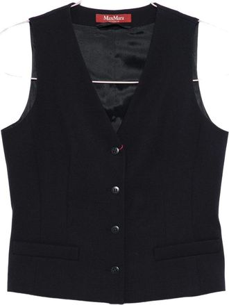 Max Mara Waistcoats Blu-Donna