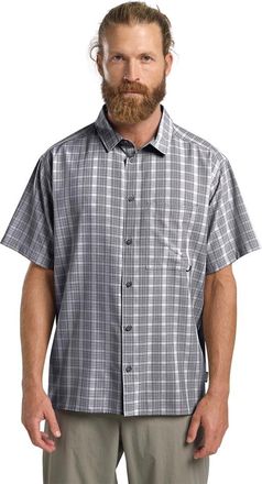 Jack Wolfskin Funktionshemd JACK WOLFSKIN MESETA SHIRT M, Herren, Gr. XL (54/56), N-Gr, check stark, Single Jersey, Obermaterial: 100% Polyester, Hemden Funktionshe