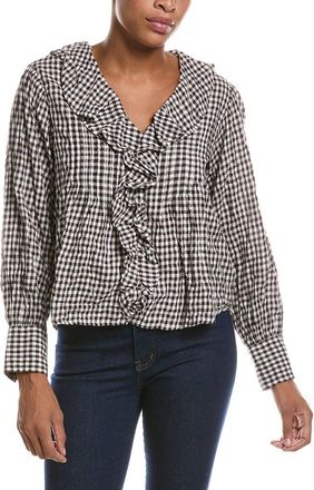 Madewell Ruffled Pintuck Top