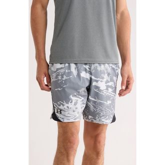 Under Armour Elevated Woven Print Shorts in Halo Gray at Nordstrom Rack, Size Xx-Large