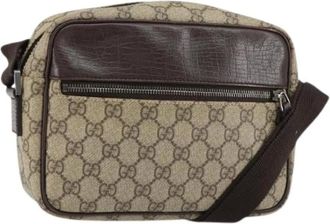 Gucci Pre-owned Cross Body Bags, female, Beige, Size: ONE SIZE Pre-owned Vintage Cross Body Bag