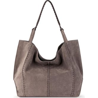 The Sak Los Feliz Large Tote Leather Bag in Mushroom Suede at Nordstrom