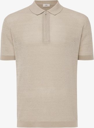 Gentiluomo Crochet Polo | Beige