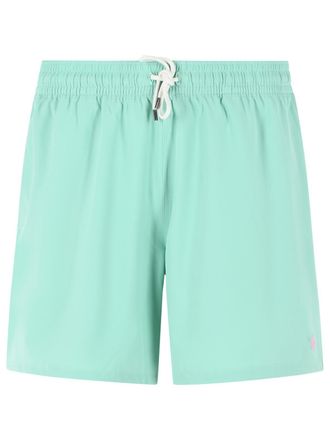 Polo Ralph Lauren Badeanzug Traveler aus gr&uuml;nem Stretch-Polyester