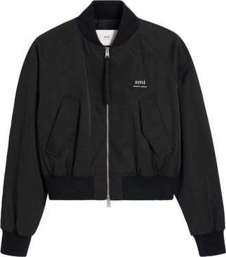 Ami Bomber in tessuto tecnico - Nero