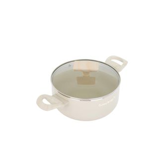 KASANOVA Mini casseruola 16 cm sabbia Cooking Therapy con coperchio