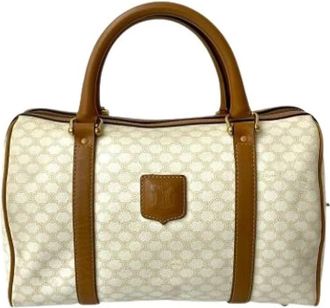 Celine Pre-owned Plastic celine-bags - Dames - Vintage Handtas - Wit - ONE Size - Leer - Vintage