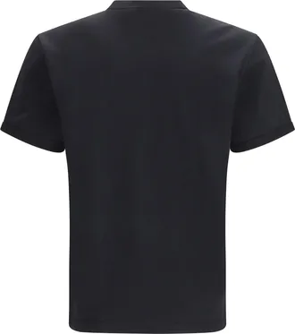 Dolce & Gabbana Patch-Applied Cotton T-Shirt - Black