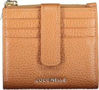 Coccinelle Metallic Soft Wallet - Dames - Portefeuilles - Bruin - ONE Size - Accessoires