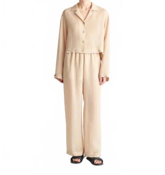 Nanushka Brenda Pants In Beige
