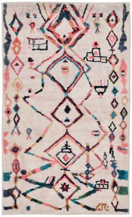 Gino Falcone Alfombra de ba&ntilde;o mullida - multicolor 70x120 cm