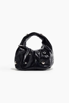 H&M Metal-detail Handbag in Navy Blue at Nordstrom