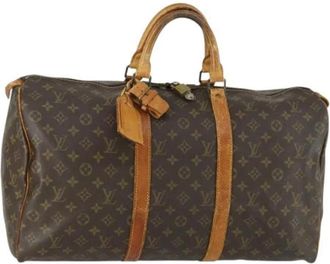 Louis Vuitton Pre-owned Weekend Bags, female, Brown, Size: ONE SIZE Pre-owned Weekend Bag