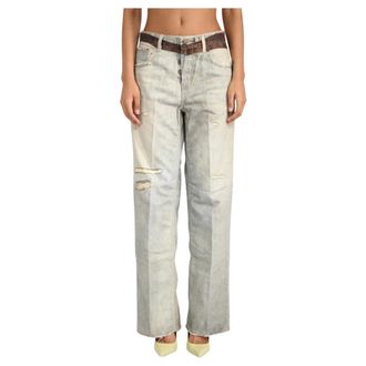 Haikure Straight Jeans, female, Blue, Size: W27 5-Pocket Straight Jeans