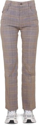 McQ by Alexander McQueen High Waist Viscose Trousers - Beige