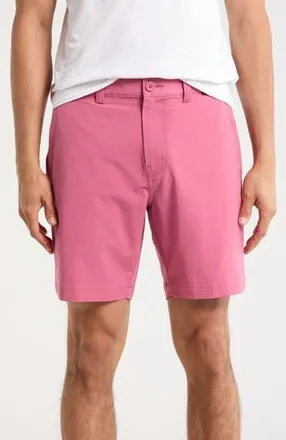 Travis Mathew Open to Close Tech Chino Shorts in Rose Wine at Nordstrom Rack, Size 32