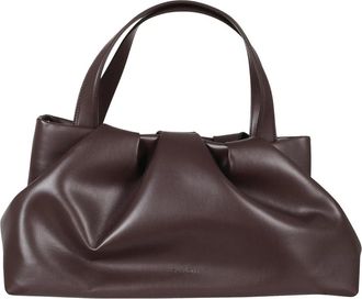 Themoir&egrave; Bolso tipo cubo Athena de tejido vegano - Bags - Mujer - Marr&oacute;n - ONE SIZE
