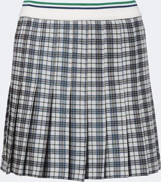 Burberry Minifalda plisada con Burberry Check