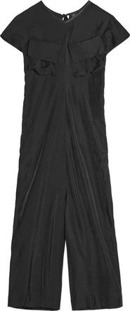 Yohji Yamamoto Utility Dress - Dames - Jumpsuits - Zwart - S - Linnen - Jumpsuits & Playsuits