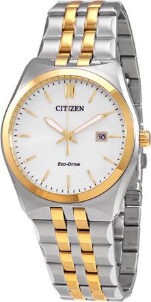 Citizen Corso White Dial Two-tone Mens Watch BM7334-58B