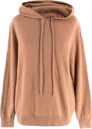 Max Mara Camel Wool Blend Hoodie Size S