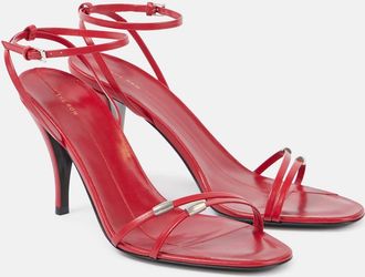 The Row Cleo Bijoux leather sandals