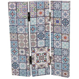 Vacchetti Vacchetti - Paravento Estampado 3 Paneles Cer&aacute;micos 120,6x2,5xh180,6x2,5xh180