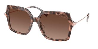 Michael Kors MK2247U QUOGUE Polarized 4017T5 Womens Sunglasses Tortoiseshell Size 55