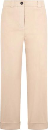 PESERICO Pantaloni dritti crop - Toni neutri