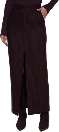 L'agence LAgence Maceline Wool-Blend Maxi Skirt
