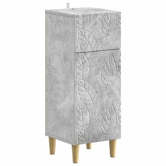 vidaXL Armario De Almacenamiento Para Ba&ntilde;o Delft Gris Hormig&oacute;n Vidaxl