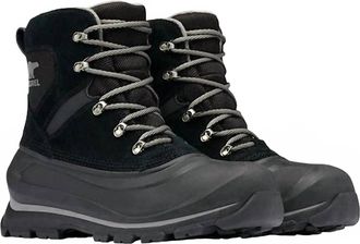 Sorel Mens Buxton Lace Boot In Black