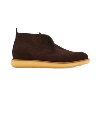 Ferragamo Mens Desert Boot In Brown
