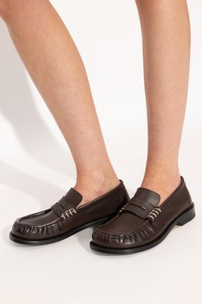 J.W.Anderson Leather Loafers, Womens, Brown