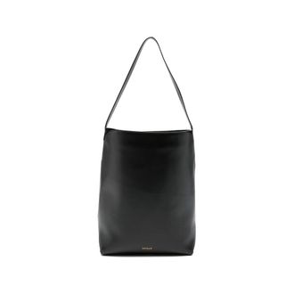 Neous Tote Bags, female, Black, Size: ONE SIZE Thea Panelled Shoulder Bag